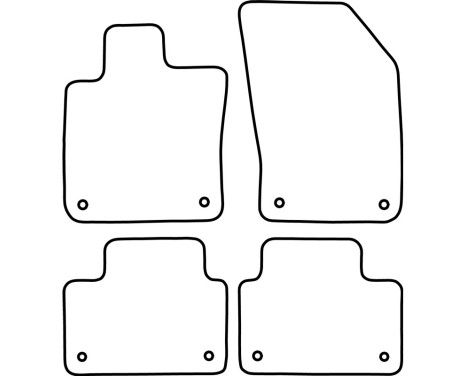 Car mats Velor suitable for Volvo V60 II 2018-, Image 6