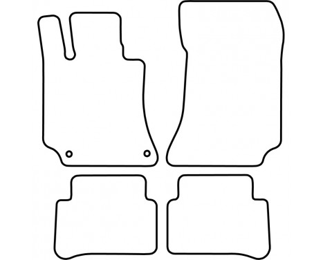 Car mats (velours) Mercedes E-Class W212 2009-, Image 6