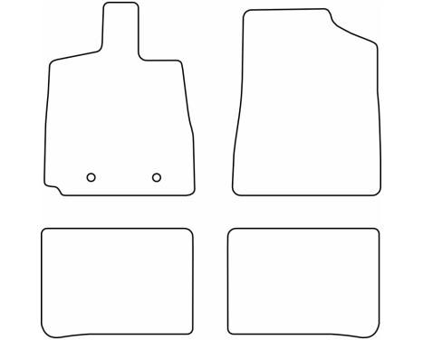 Car mats Velours suitable for BYD HAN EV 2022-, Image 6
