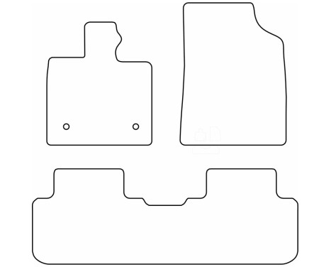 Car mats Velours suitable for BYD SEAL U DM-i Hybrid 2024- excl. EV, Image 6