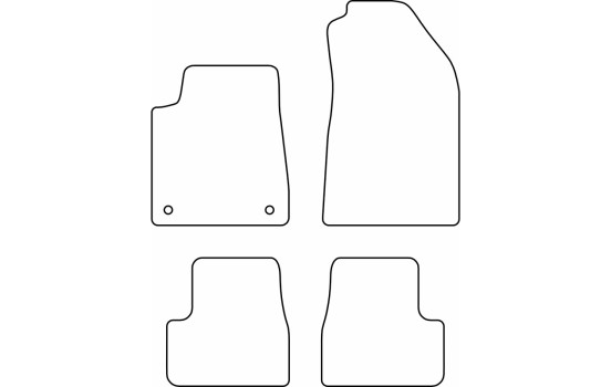 Car mats Velours suitable for Citroën C3 IV Hybrid 2024- excl. e-C3, Image 6