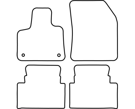 Car mats Velours suitable for Citroën C5 Aircross 2019-, Image 6