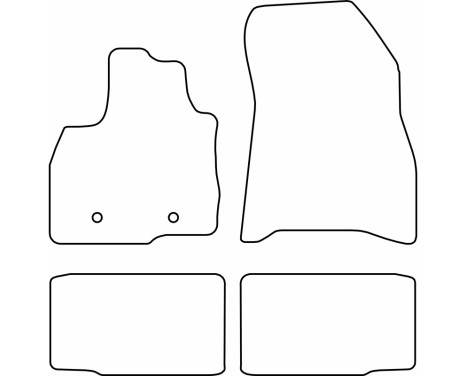 Car mats Velours suitable for Dacia Duster III Mild Hybrid (TCe) 4x4 2024-, Image 6