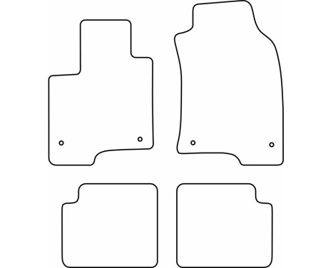 Car mats Velours suitable for Fiat Panda Hybrid 2020-, Image 6