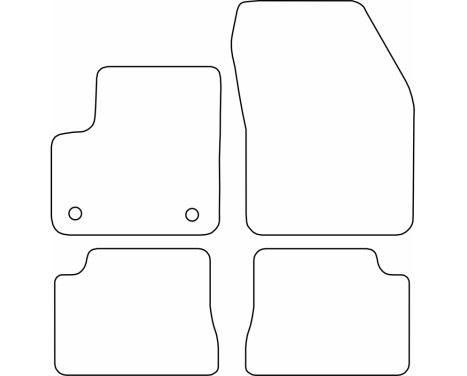 Car mats Velours suitable for Jeep Avenger (Electric) 2023-, Image 6