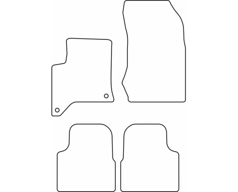 Car mats Velours suitable for Peugeot 2008 II Hybrid 2024-, Image 6