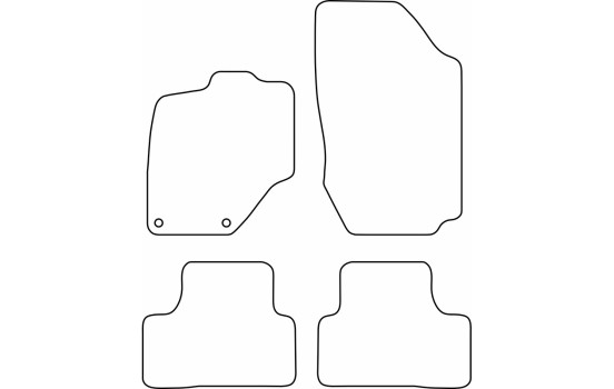 Car mats Velours suitable for Peugeot 3008 III 2024- incl. e-3008, Image 6