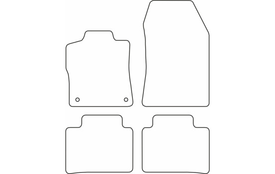 Car mats Velours suitable for Peugeot 408 II 2022-, Image 6