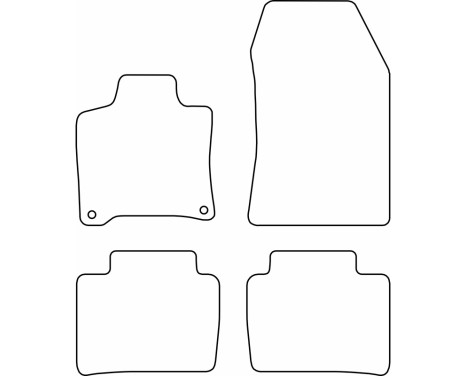 Car mats Velours suitable for Peugeot 408 II MHEV 2024-, Image 6