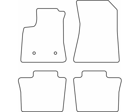 Car mats Velours suitable for Renault Espace VI E-Tech Full Hybrid 2023-, Image 6