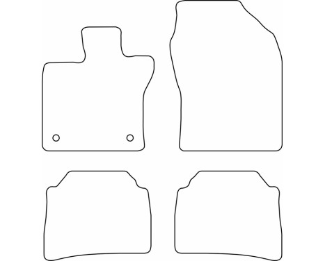 Car mats Velours suitable for Toyota Prius V (XW60) 2023-, Image 6