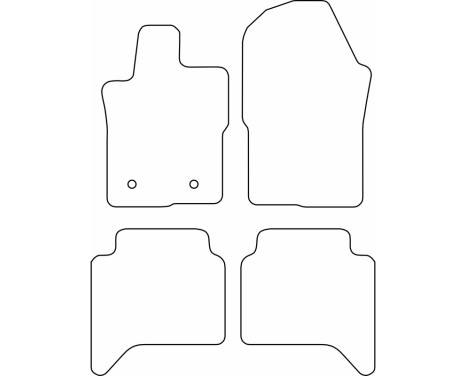 Car mats Velours suitable for Volkswagen Amarok 2022- & Ford Raptor II 2022-, Image 6
