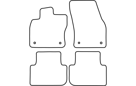 Car mats Velours suitable for Volkswagen Tigua, Image 6