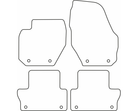 Car mats Velours suitable for Volvo XC60 2008-2016, Image 6