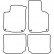 Car Mats Volkswagen Golf IV 1998-2001 (velours), Thumbnail 6