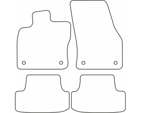 Car Mats Volkswagen T-Roc 2017-, Image 2