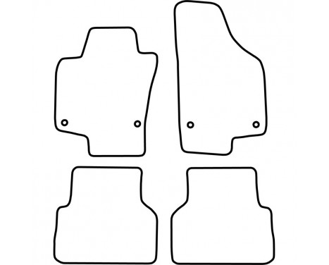 Car Mats Volkswagen Tiguan 2008-2015, Image 2