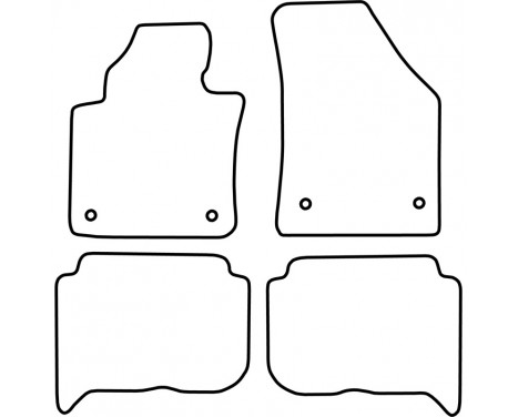 Car Mats Volkswagen Touran 2007-2015 (5 Persons), Image 2
