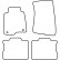 Car Mats Volvo 200 series 1974-1993 4-parts, Thumbnail 2