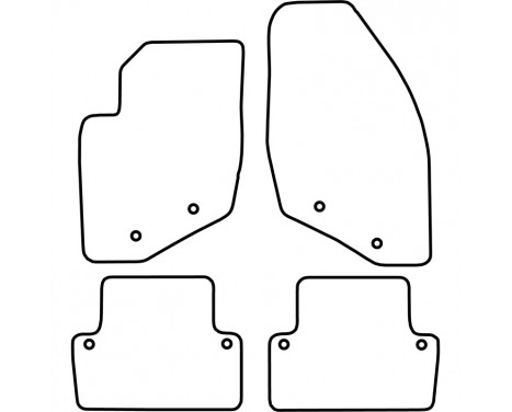 Car Mats Volvo S70 / V70 / XC70 2001-2008, Image 2