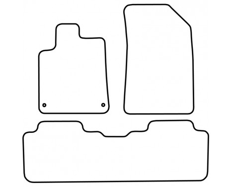 Flooring Citroën C5 from 2001 to 2004 (velor), Image 6