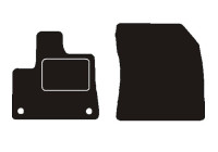 Front car mats suitable for Citroen Berlingo 2018-
