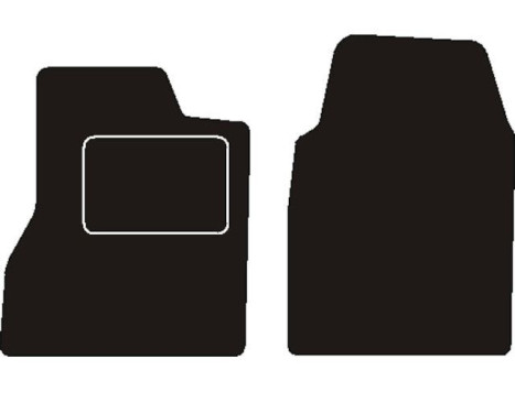 Front car mats suitable for Fiat Ducato 2006 -