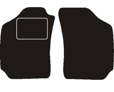 Front car mats suitable for Fiat Strada Pickup 2002 -