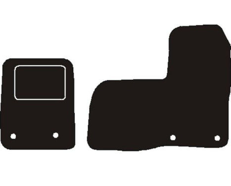 Front car mats suitable for Ford Tourneo Custom 2012 -