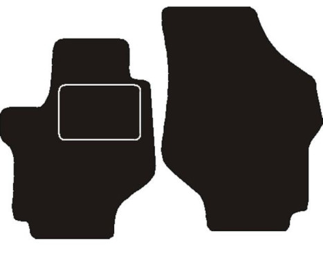 Front car mats suitable for Hyundai Trajet 2000 - 2008