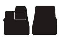 Front car mats suitable for Kia Carnival 2001 - 2006