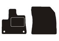 Front car mats suitable for Peugeot Partner 2018-