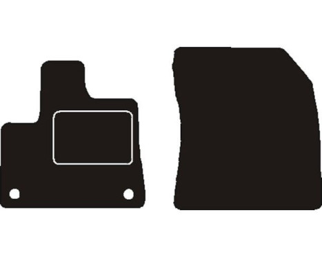 Front car mats suitable for Peugeot Partner 2018-