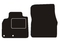 Front car mats suitable for Renault Espace / Grand Espace 2007-