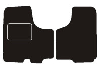 Front car mats suitable for Renault Trafic 2003 -