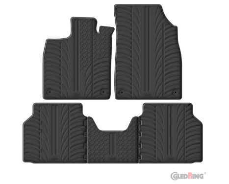 Gledring Rubber mats suitable for Cupra Tavascan (KR1) 2024- (T profile 5-piece)