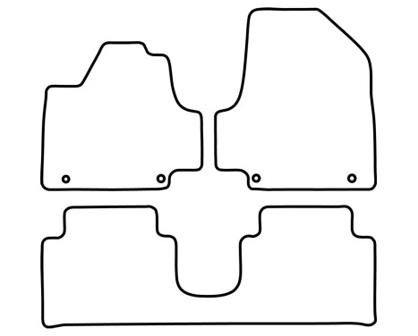 Mats Velor suitable for Hyundai Ioniq 5 (NE) 2020- (with adjustable center console), Image 6