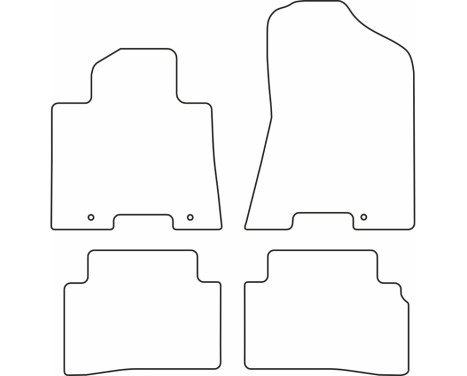 Mats Velor suitable for Hyundai Tucson 2015-, Image 2