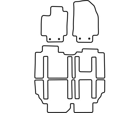 Mats Velor suitable for Mazda CX-9 2009-, Image 6