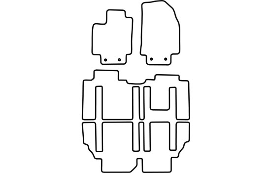 Mats Velor suitable for Mazda CX-9 2009-, Image 6