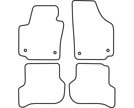 Mats Velor suitable for Seat Altea 2008-, Image 6