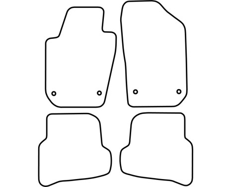 Mats Velor suitable for Seat Ibiza 6J 3/5-door & ST 2008-2017, Image 6