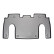 Rubber mat suitable for 2nd row Tesla Model