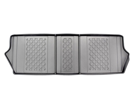 Rubber mat suitable for 3rd row of seats Mercedes V-class (W447) 2014+ / Mercedes EQV 2020+