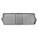 Rubber mat suitable for 3rd row of seats Mercedes V-class (W447) 2014+ / Mercedes EQV 2020+