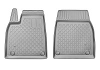 Rubber mats front set suitable for Tesla Model X 2021 - 2-piece