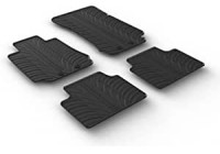 Rubber mats suitable for Alfa Romeo Giulia Sedan 2016- (T-Design 4-piece)