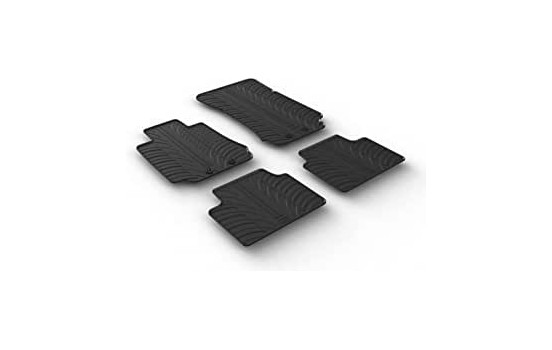 Rubber mats suitable for Alfa Romeo Giulia Sedan 2016- (T-Design 4-piece)