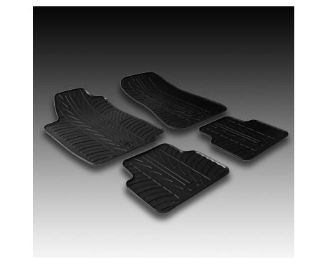 Rubber mats suitable for Alfa Romeo Giulietta 2010-2014 (T-Design 4-piece), Image 2