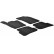 Rubber mats suitable for Audi A1 2010- (4-piece + mounting clips)